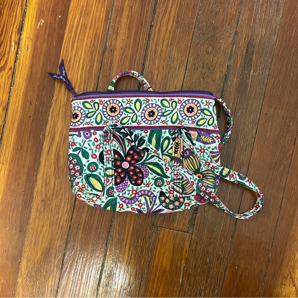 Vera Bradley Purple Floral Tote Bag